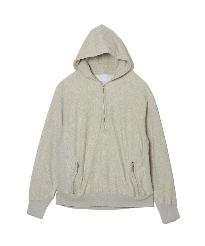 HALF ZIP-UP HOODIE sold by Sugarhill