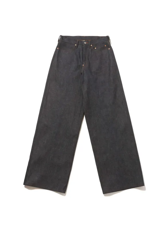 MODERN DENIM TROUSERS WIDE CUT made by Sugar Hill Tokyo