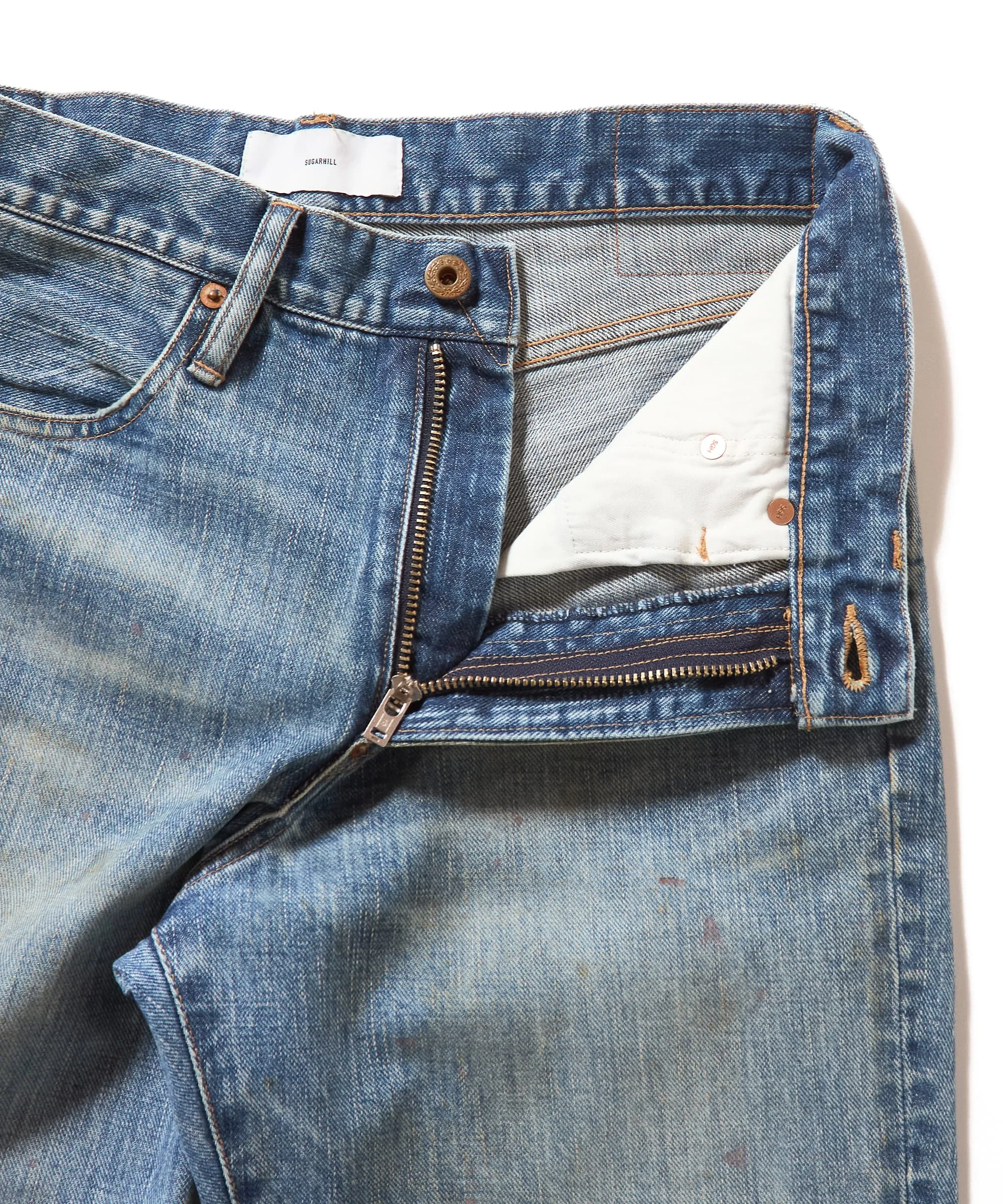 FADED MODERN DENIM PANTS FLARED CUT sold by Sugarhill product image thumbnail 3