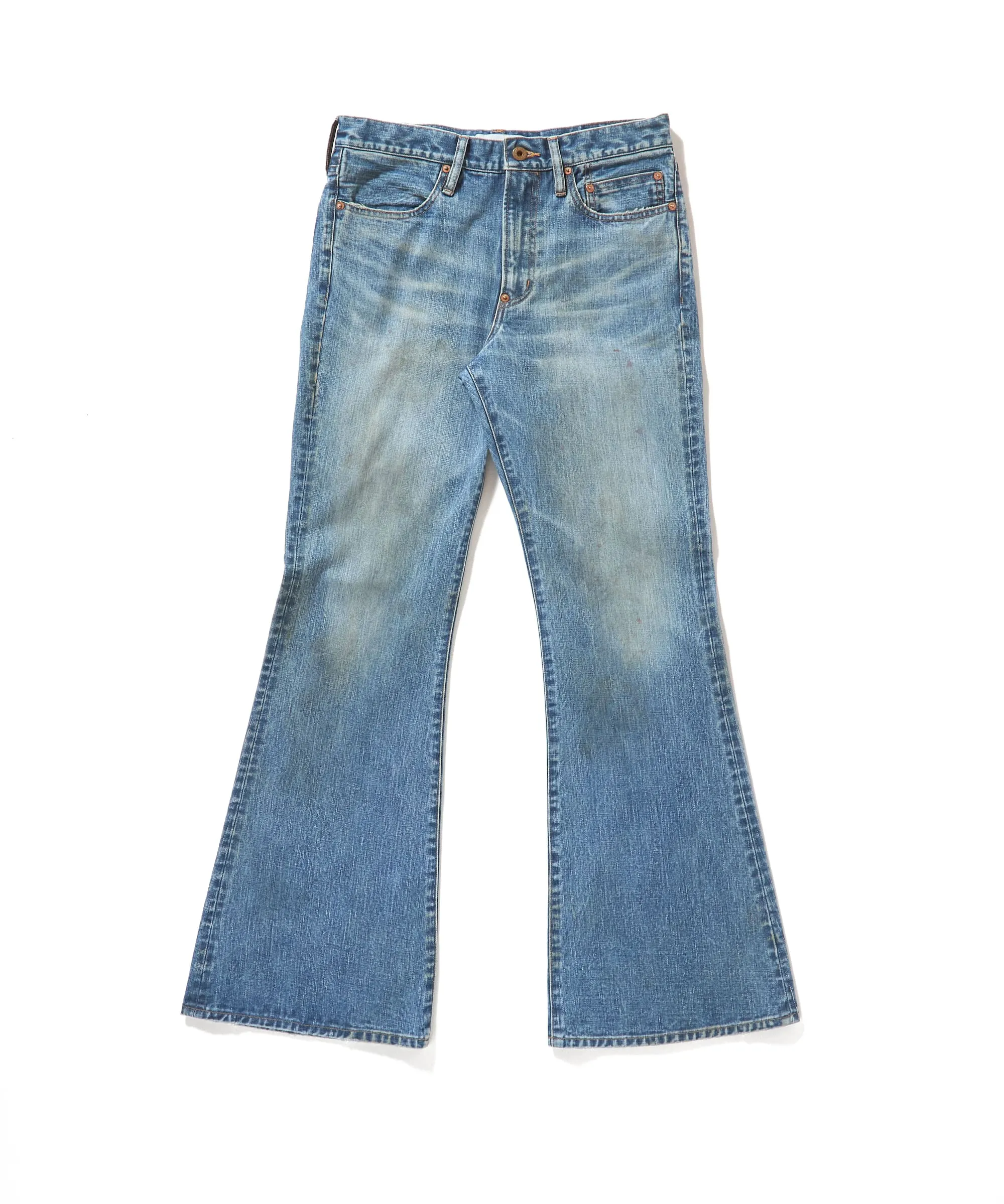 FADED MODERN DENIM PANTS FLARED CUT sold by Sugarhill