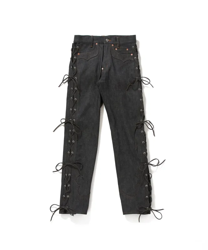 RIGID BIKER DENIM PANTS made by Sugar Hill Tokyo