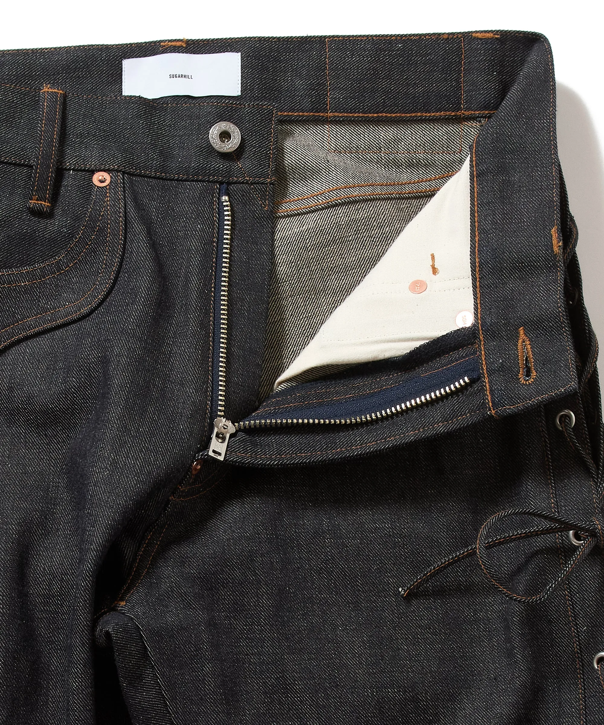 RIGID BIKER DENIM PANTS sold by Sugarhill product image thumbnail 5