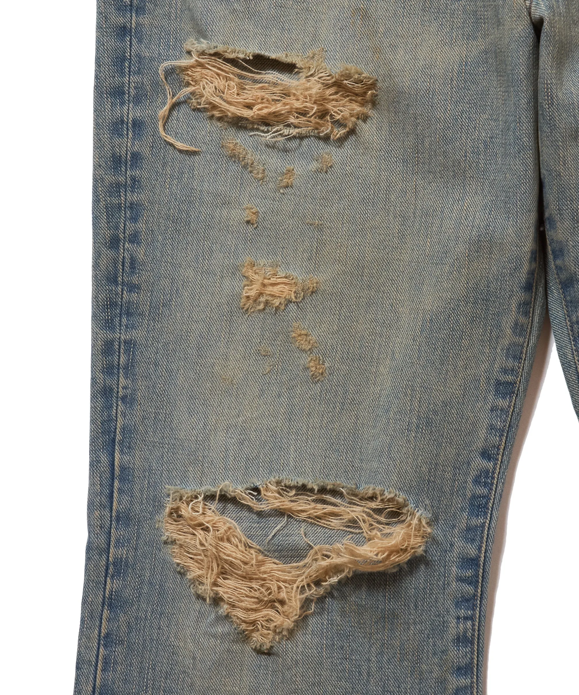 DAMAGED MODERN DENIM PANTS FLARED CUT sold by Sugarhill product image thumbnail 5