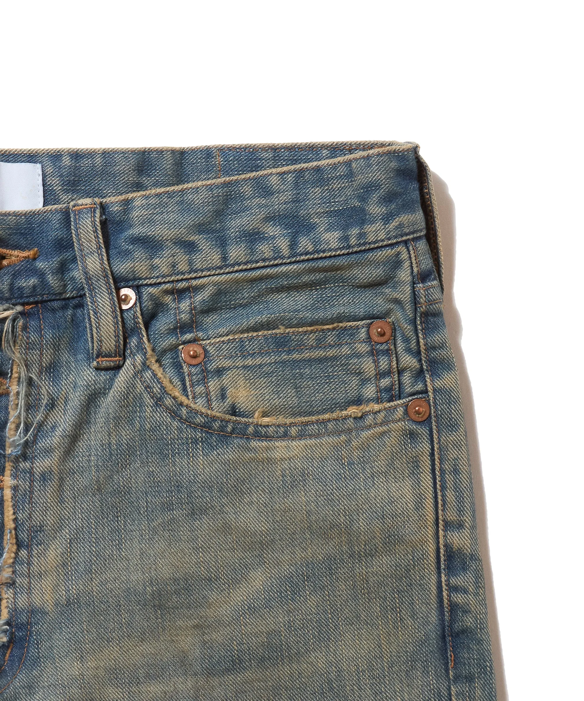 DAMAGED MODERN DENIM PANTS FLARED CUT sold by Sugarhill product image thumbnail 2