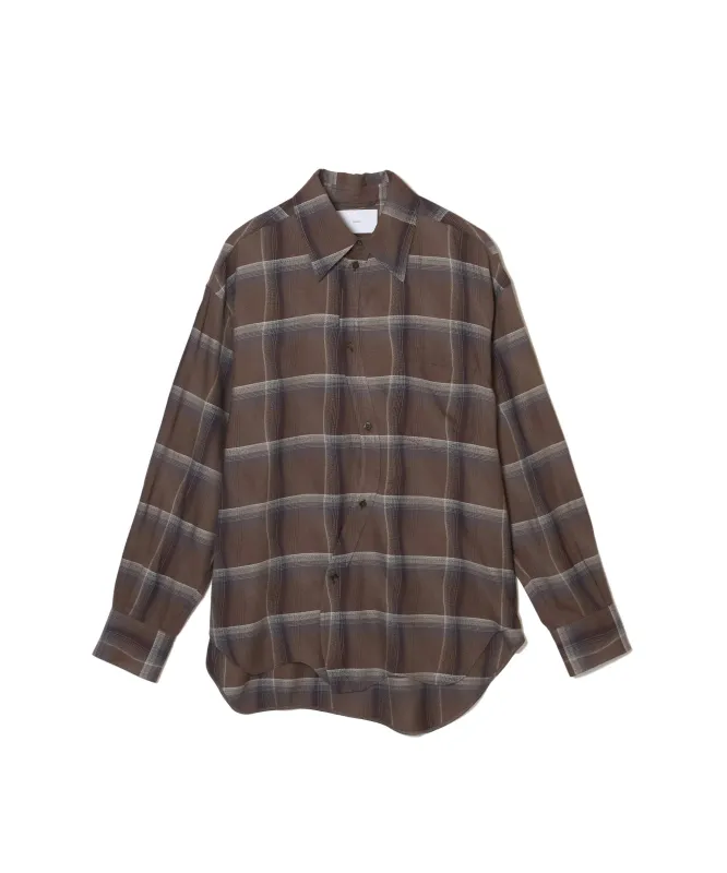 OMBRE PLAID STAGGER SHIRTS made by Sugar Hill Tokyo