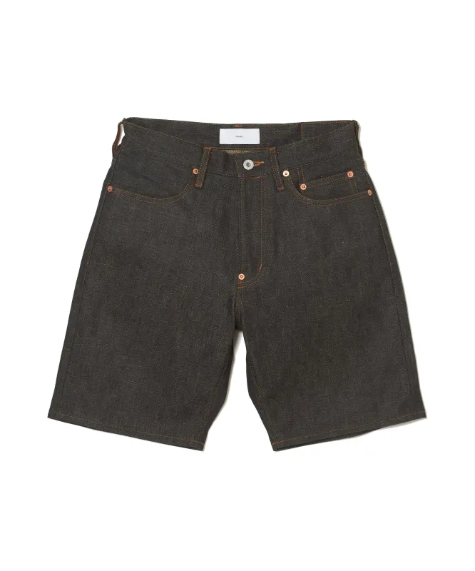DENIM SHORT TROUSERS STRAIGHT CUT made by Sugar Hill Tokyo