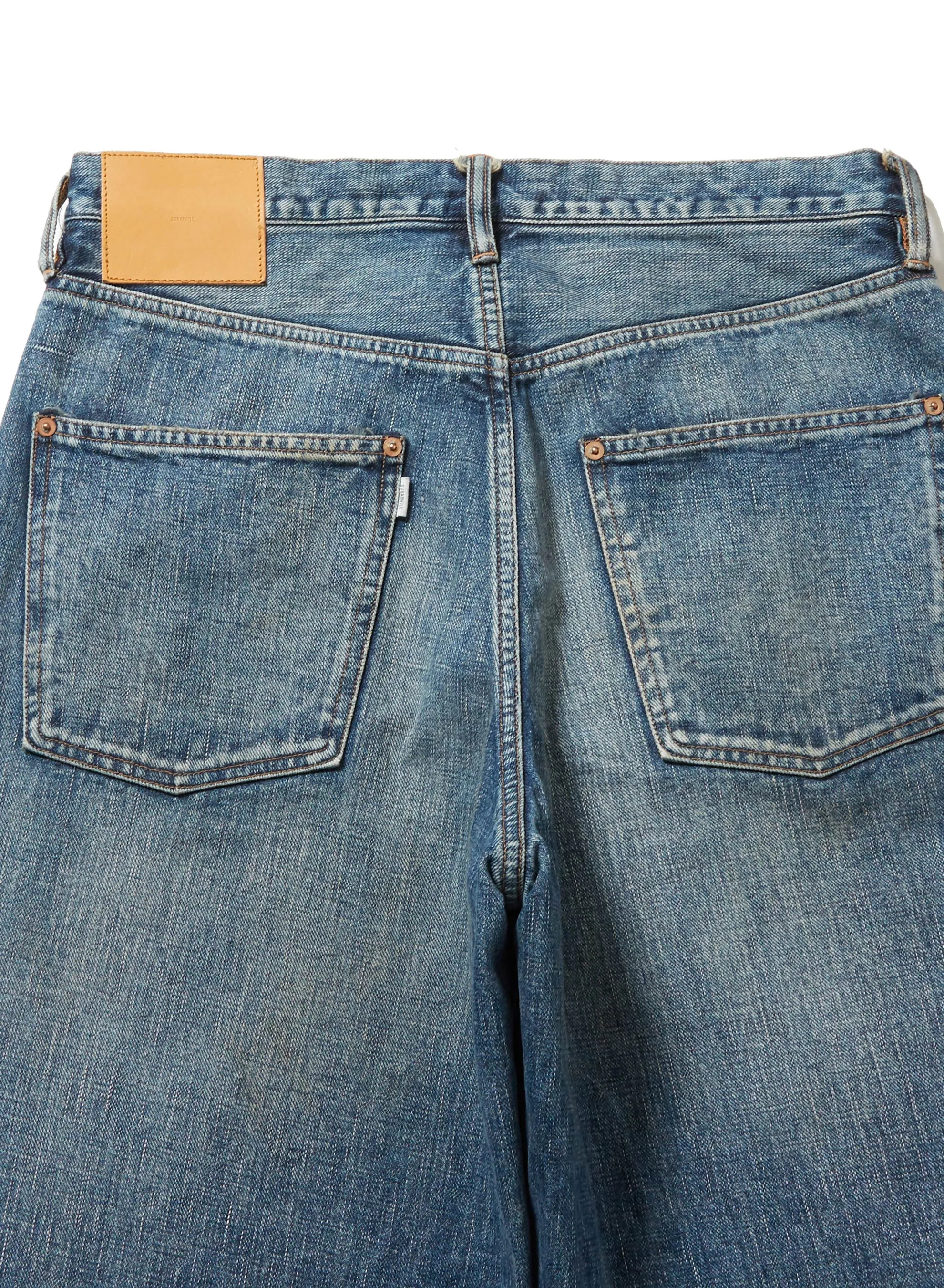 FADED MODERN WESTERN DENIM WIDE TROUSERS sold by Sugarhill product image thumbnail 5