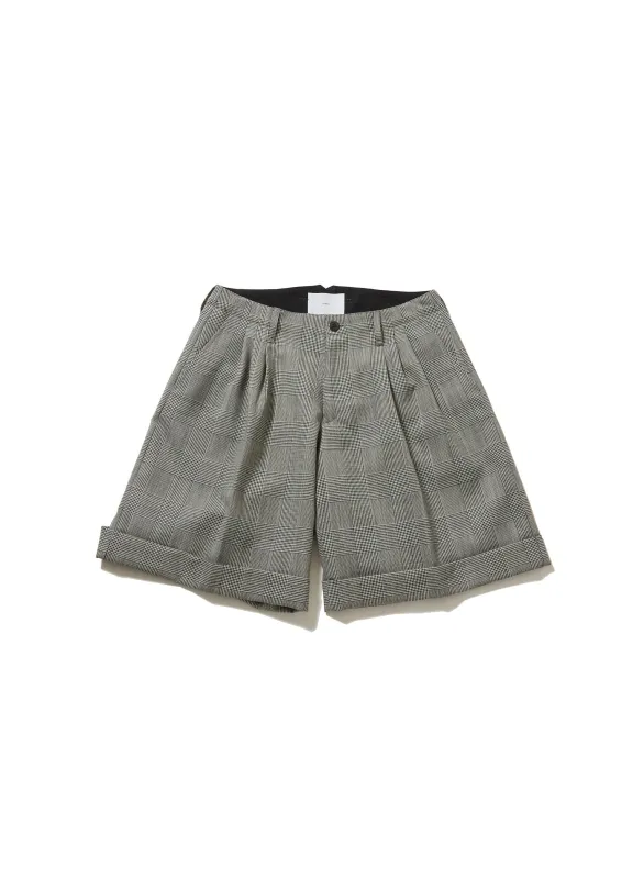 GREN CHECK HALF TROUSERS made by Sugar Hill Tokyo