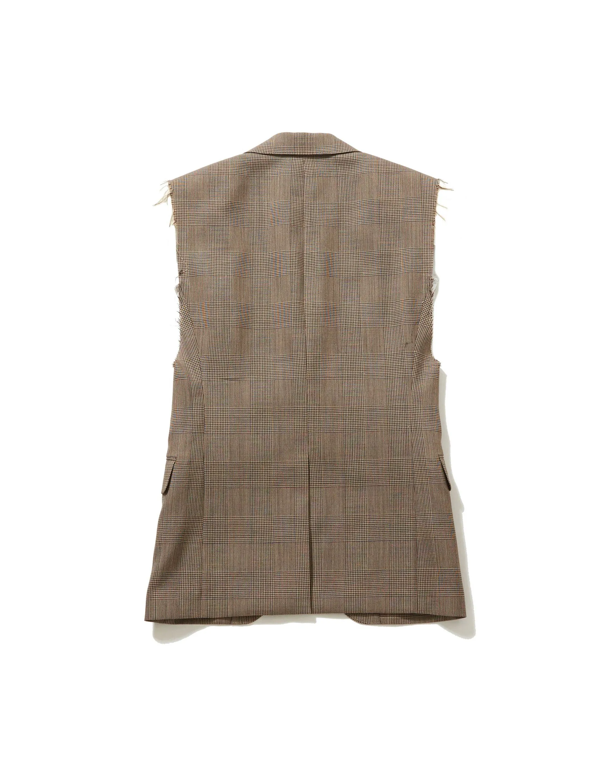 GREN CHECK SLEEVELESS TAILORED VEST sold by Sugarhill product image thumbnail 2