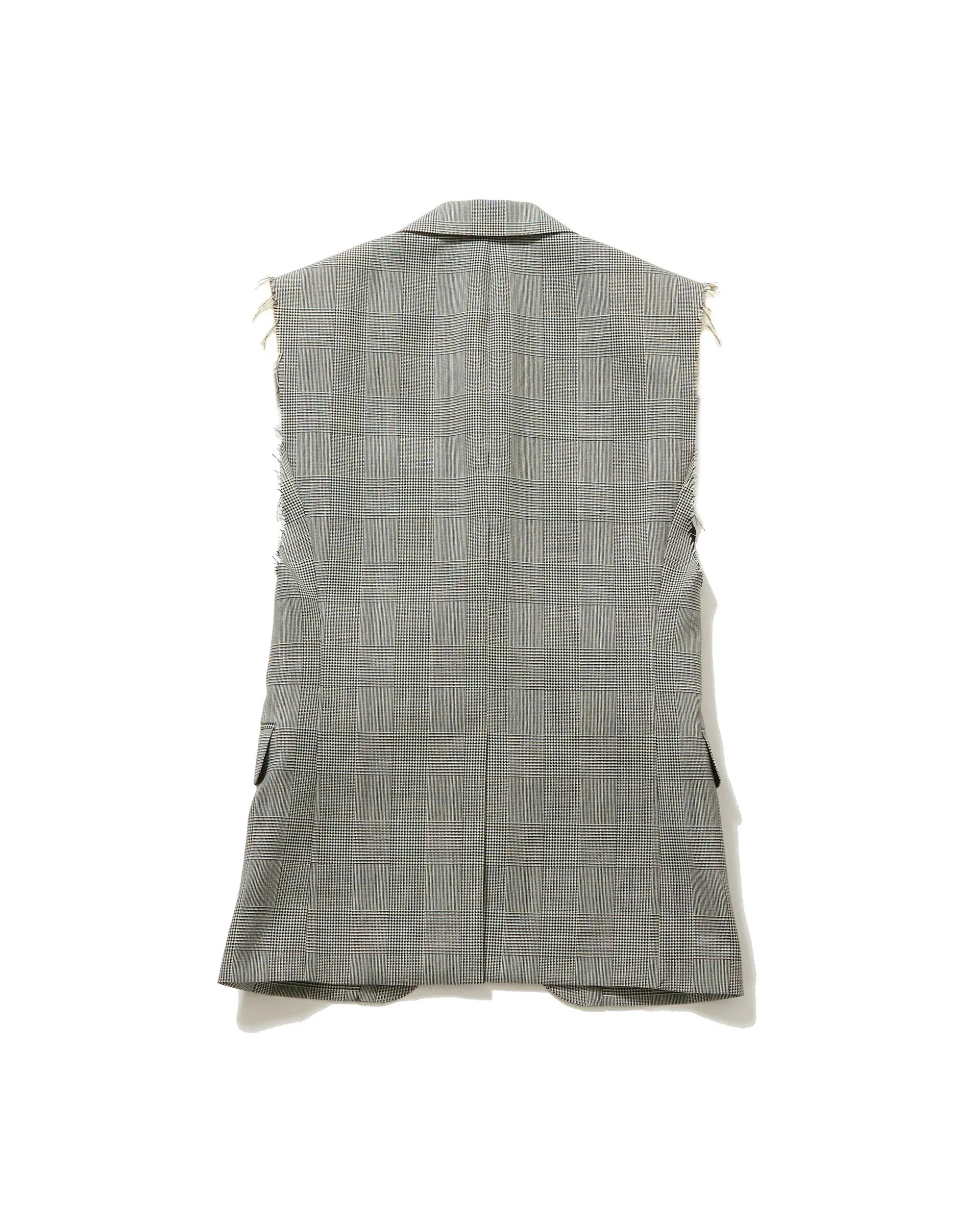 GREN CHECK SLEEVELESS TAILORED VEST sold by Sugarhill product image thumbnail 4