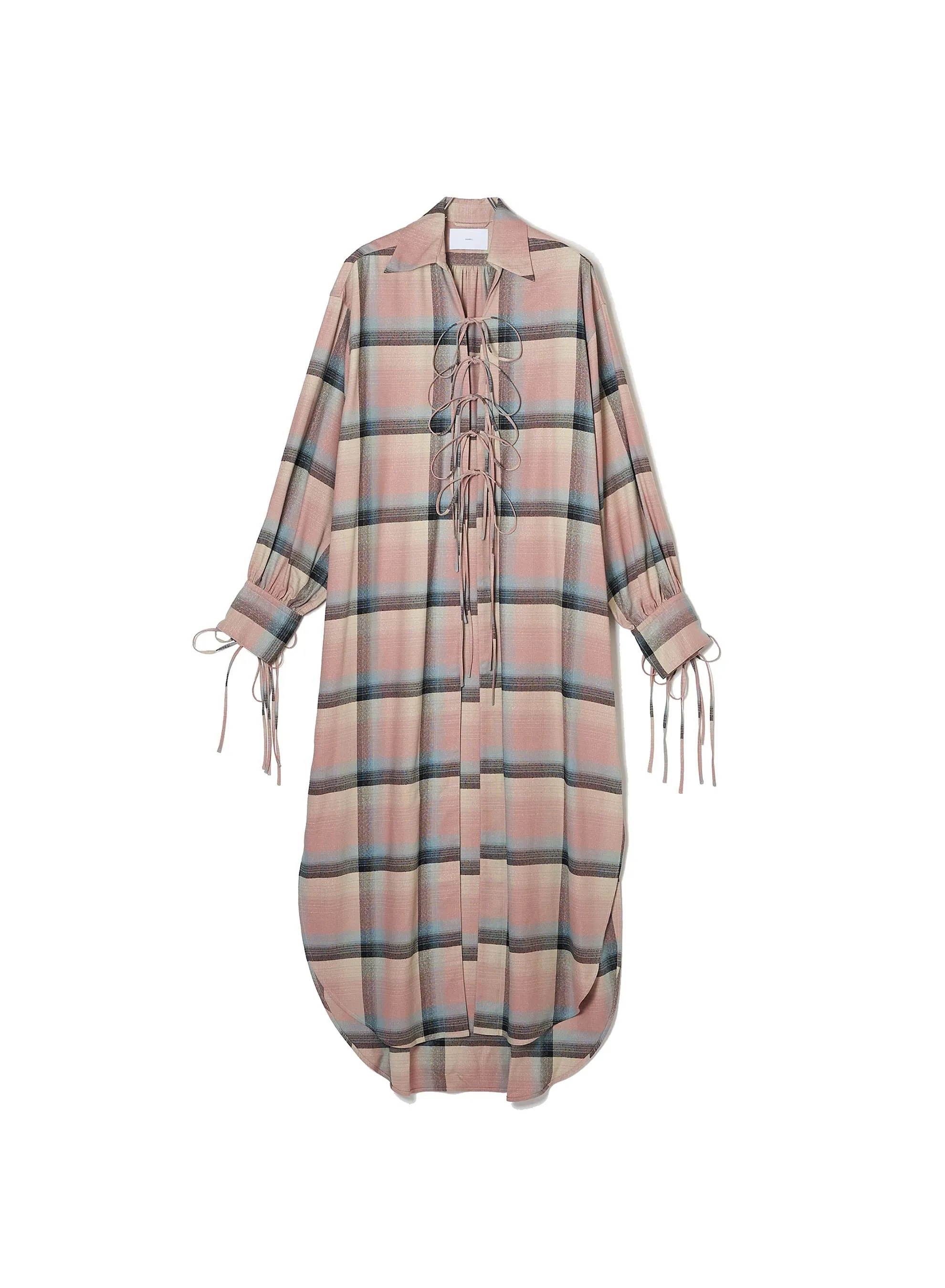 RAYON OMBRE PLAID ONE-PIECE sold by Sugarhill