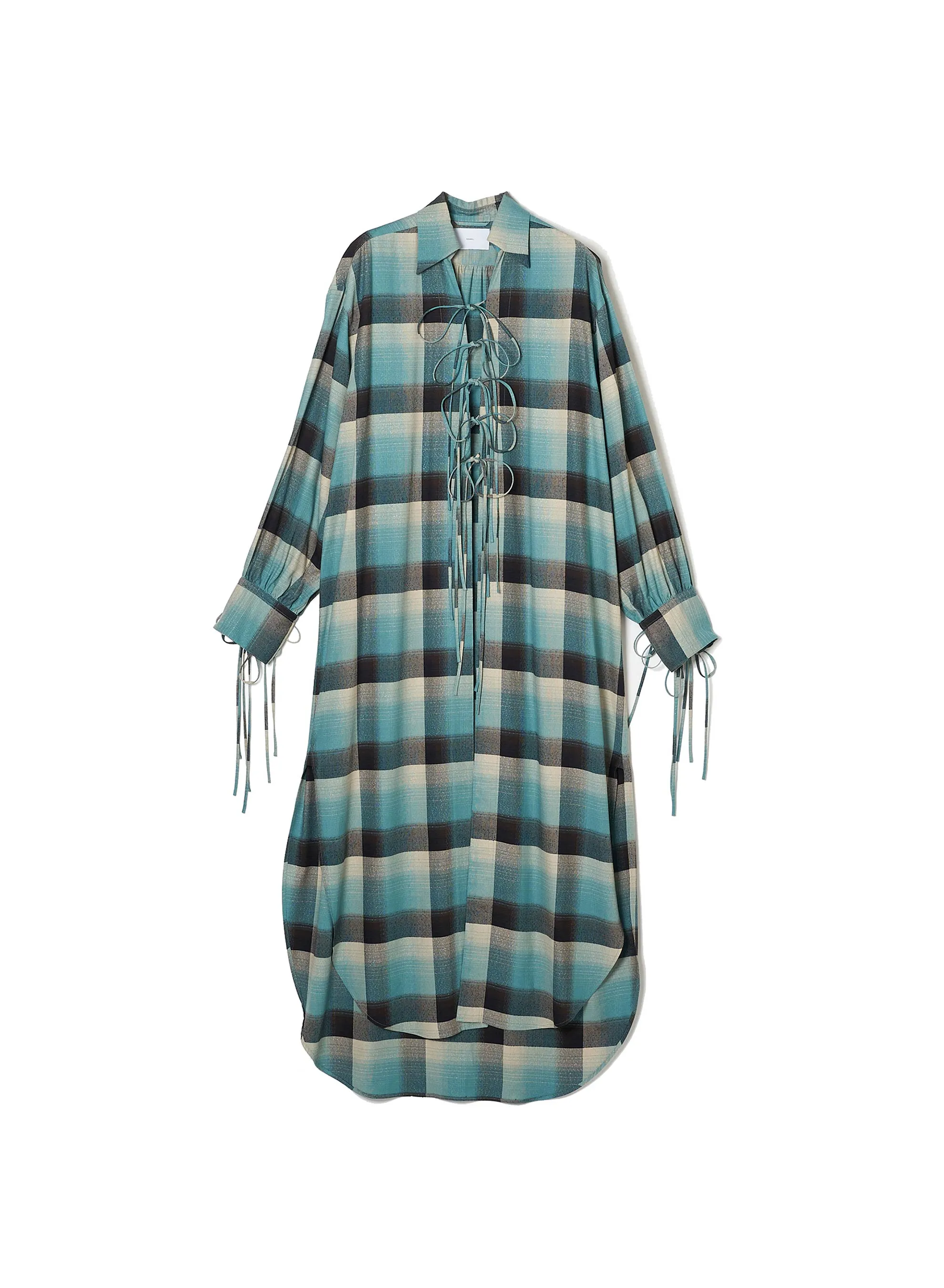 RAYON OMBRE PLAID ONE-PIECE sold by Sugarhill product image thumbnail 3
