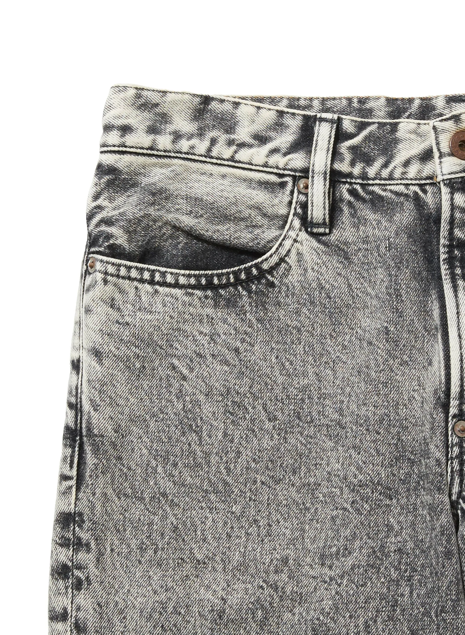 ACID WASHED MODERN DENIM FLARED TROUSERS sold by Sugarhill product image thumbnail 3
