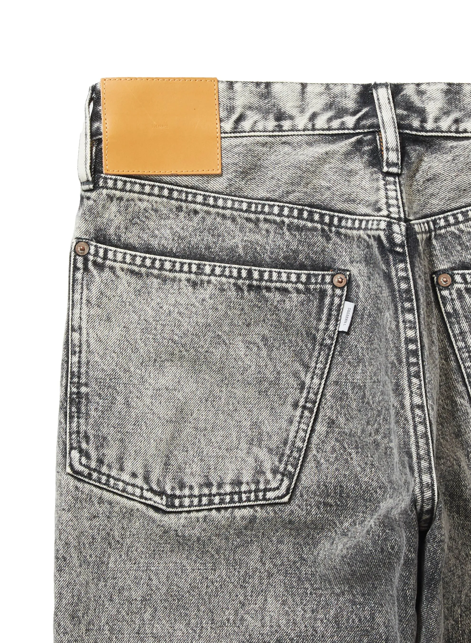 ACID WASHED MODERN DENIM FLARED TROUSERS sold by Sugarhill product image thumbnail 5