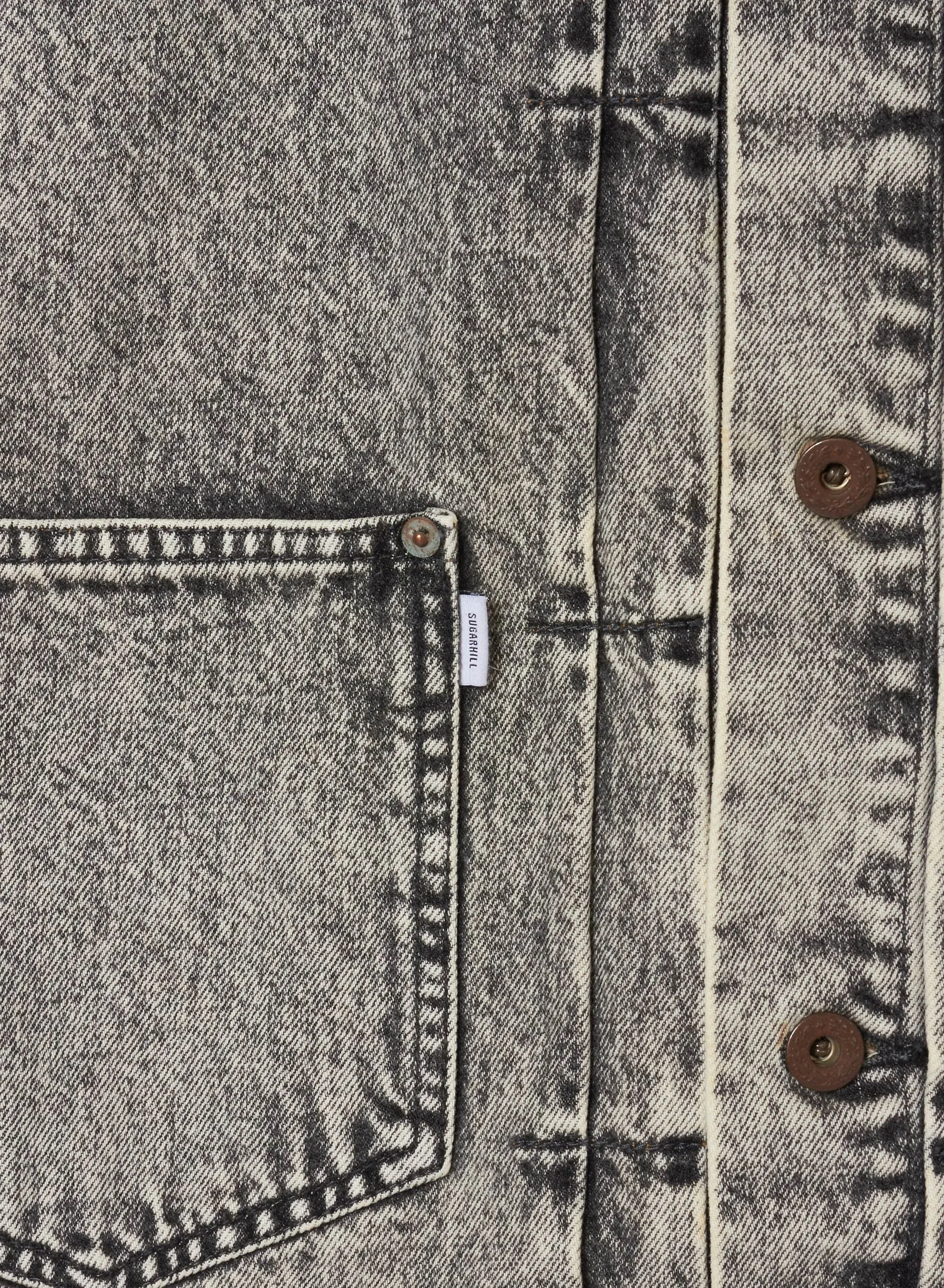 ACID WASHED MODERN DENIM VEST sold by Sugarhill product image thumbnail 5