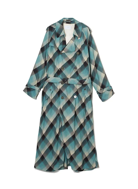 RAYON OMBRE TRENCH COAT made by Sugar Hill Tokyo