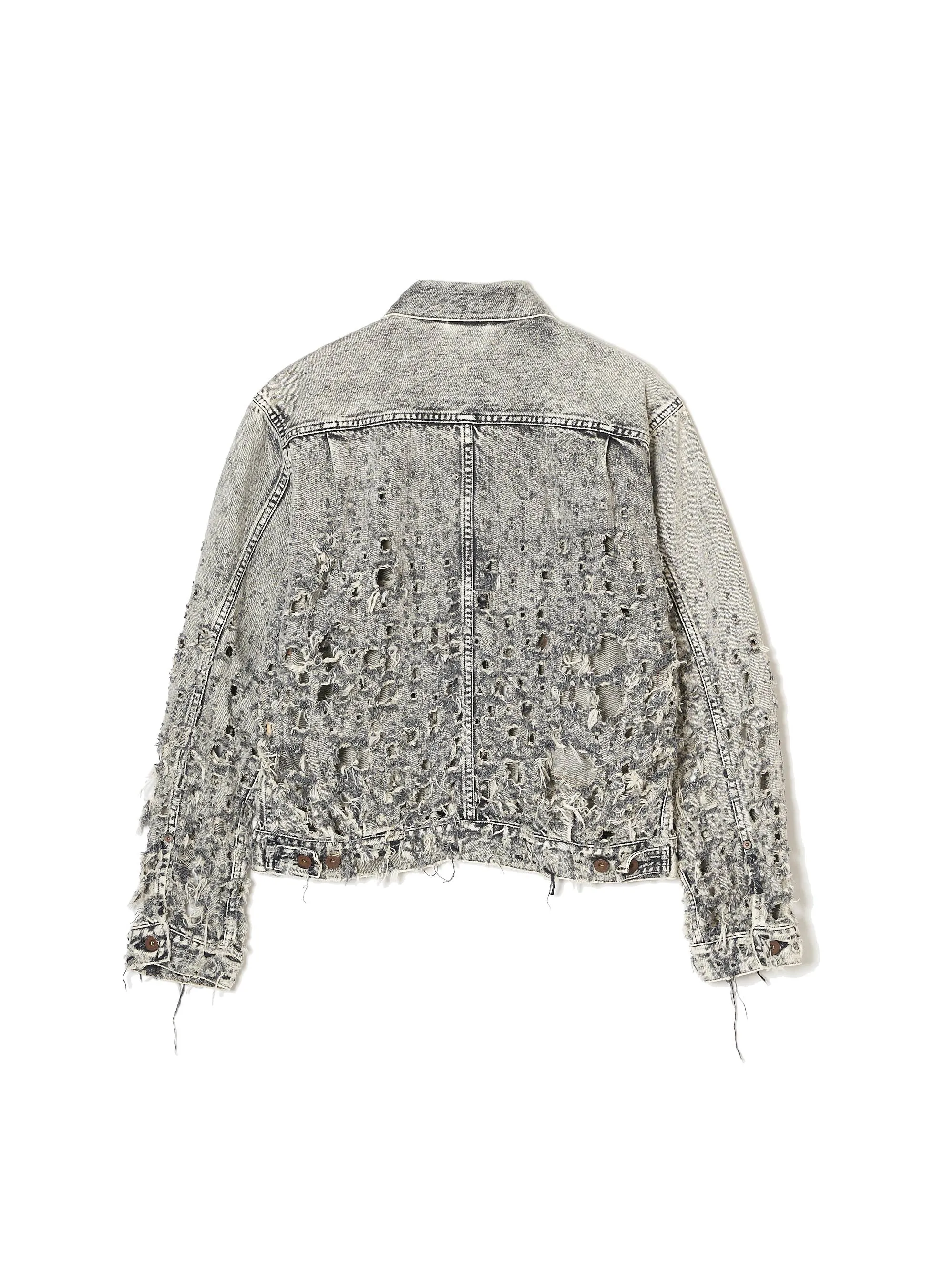 CRASHED BLACK MODERN DENIM JACKET sold by Sugarhill product image thumbnail 2