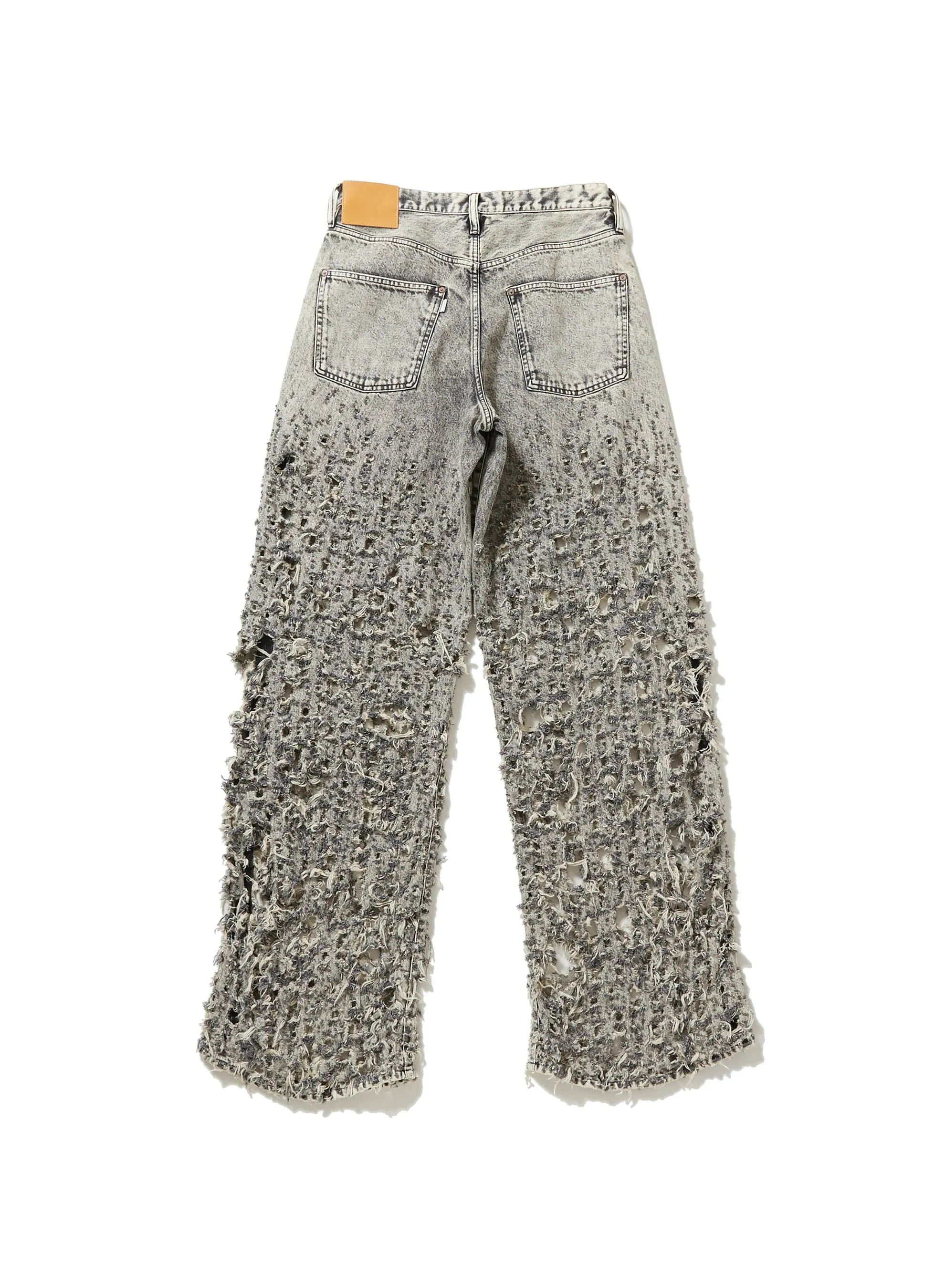 CRASHED BLACK MODERN DENIM WIDE TROUSERS sold by Sugarhill product image thumbnail 2