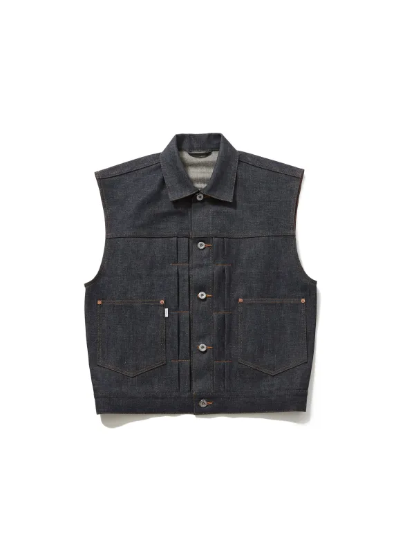 MODERN DENIM VEST made by Sugar Hill Tokyo