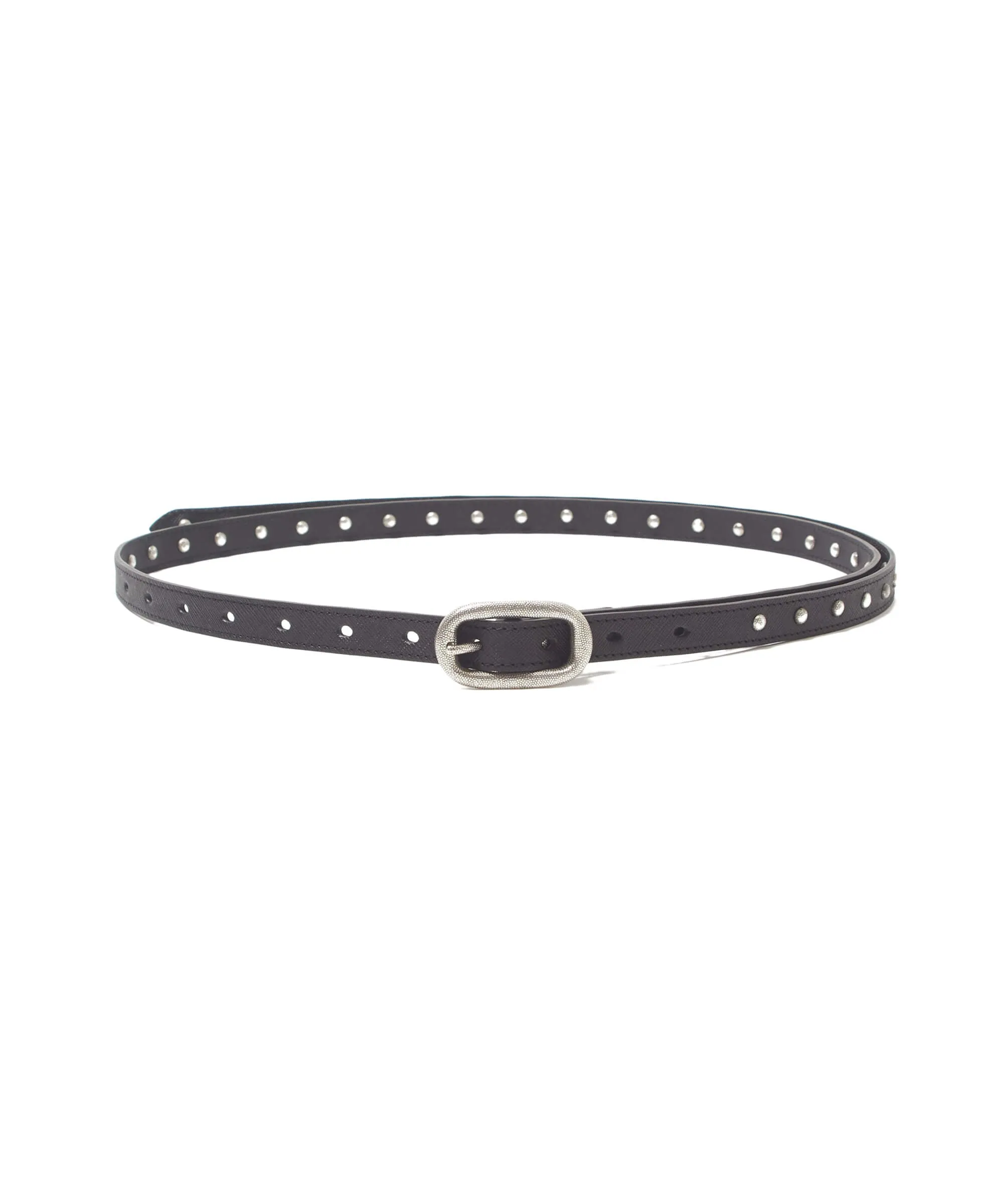 OVAL BUCKLE STUDED BELT sold by Sugarhill