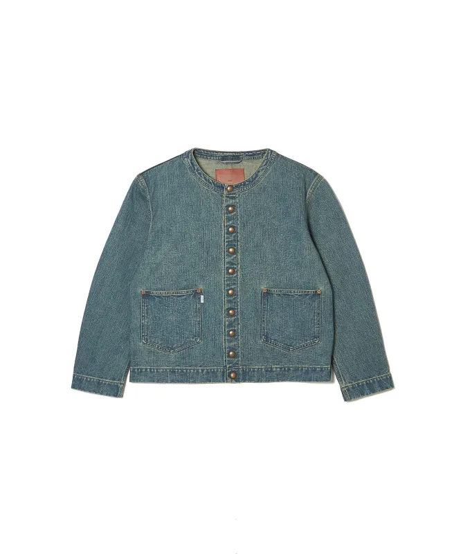 FADED BUTTON DNEIM JACKET made by Sugar Hill Tokyo