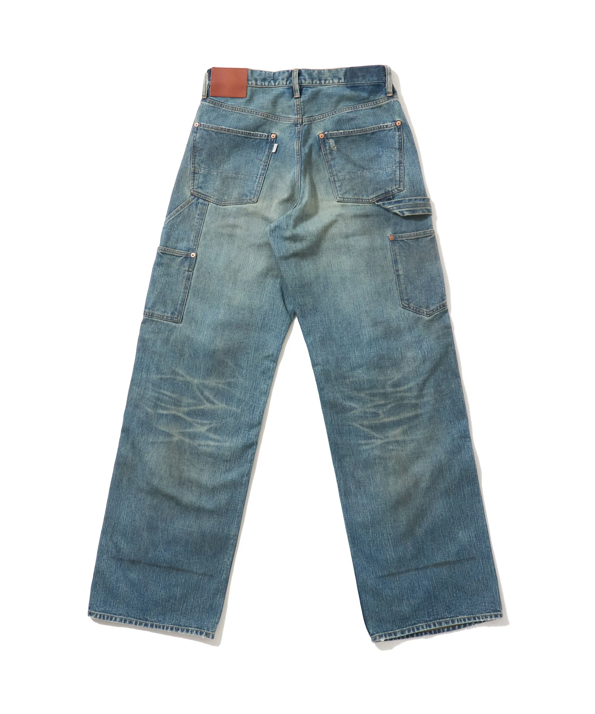 DESTRESSED MODERN DENIM DOUBLE KNEE CUT sold by Sugarhill product image thumbnail 2