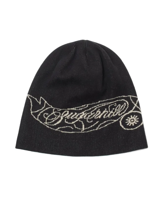 "CAR SERVICE" JOE KNIT BEANIE made by Sugar Hill Tokyo