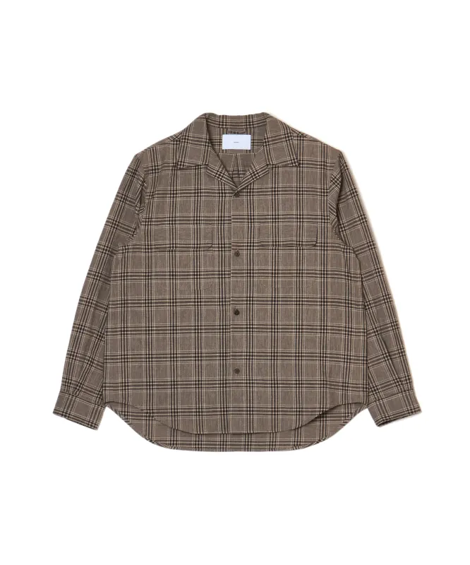 LINEN OPEN-COLLOR SHIRT made by Sugar Hill Tokyo