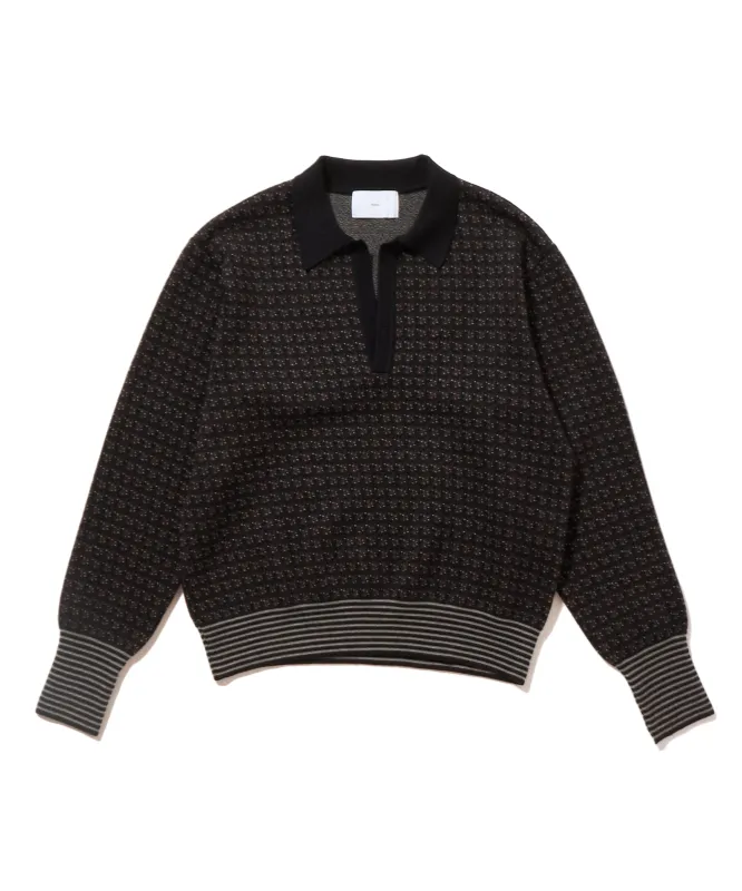 JACQUARD KNIT POLO made by Sugar Hill Tokyo
