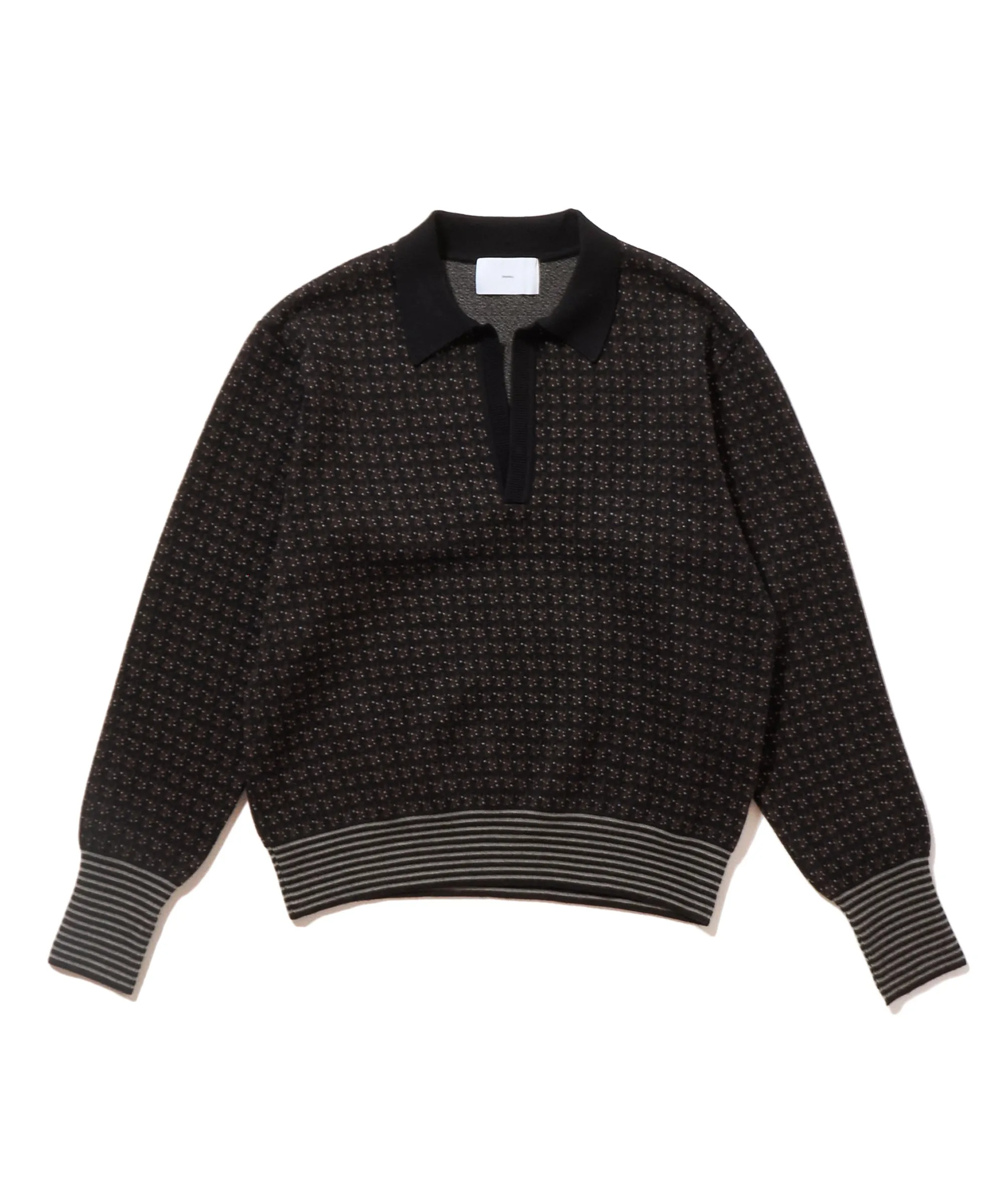 JACQUARD KNIT POLO sold by Sugarhill