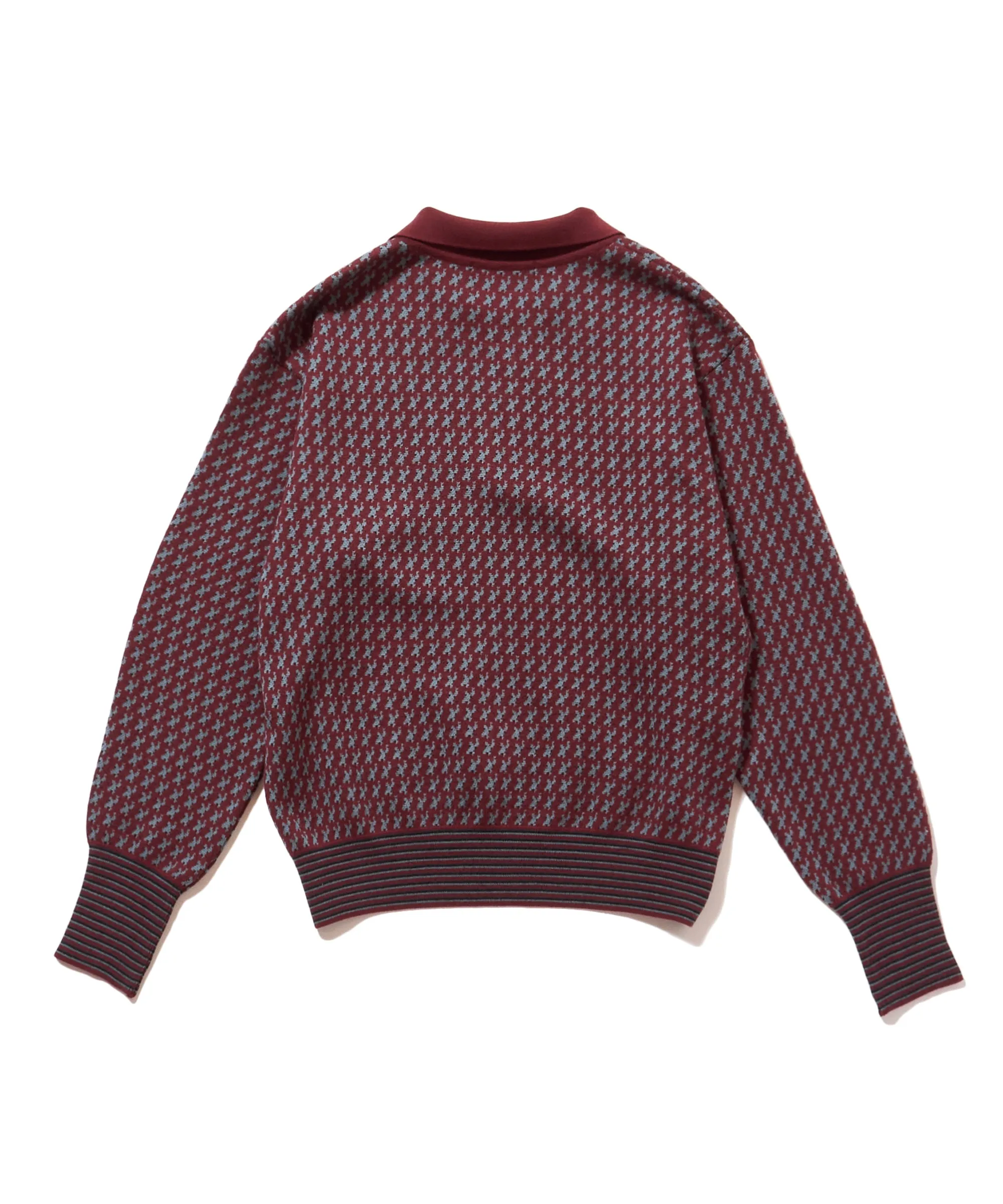 JACQUARD KNIT POLO sold by Sugarhill product image thumbnail 4