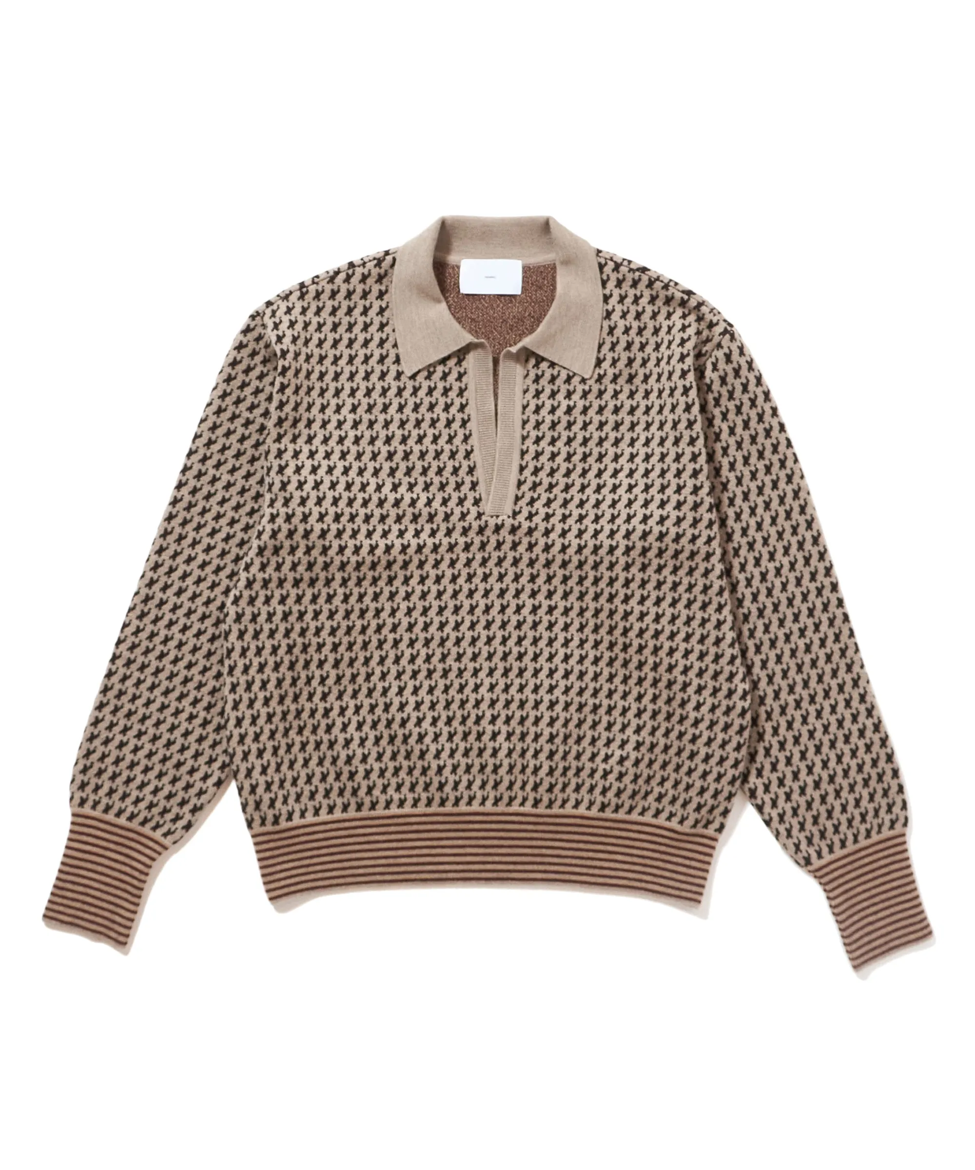 JACQUARD KNIT POLO sold by Sugarhill product image thumbnail 5