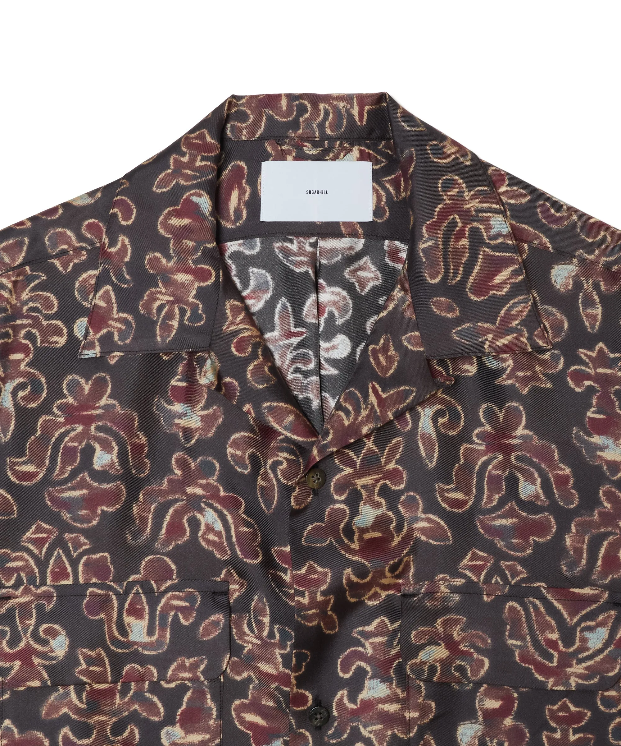 SILK OPEN COLLER SHIRT sold by Sugarhill product image thumbnail 5