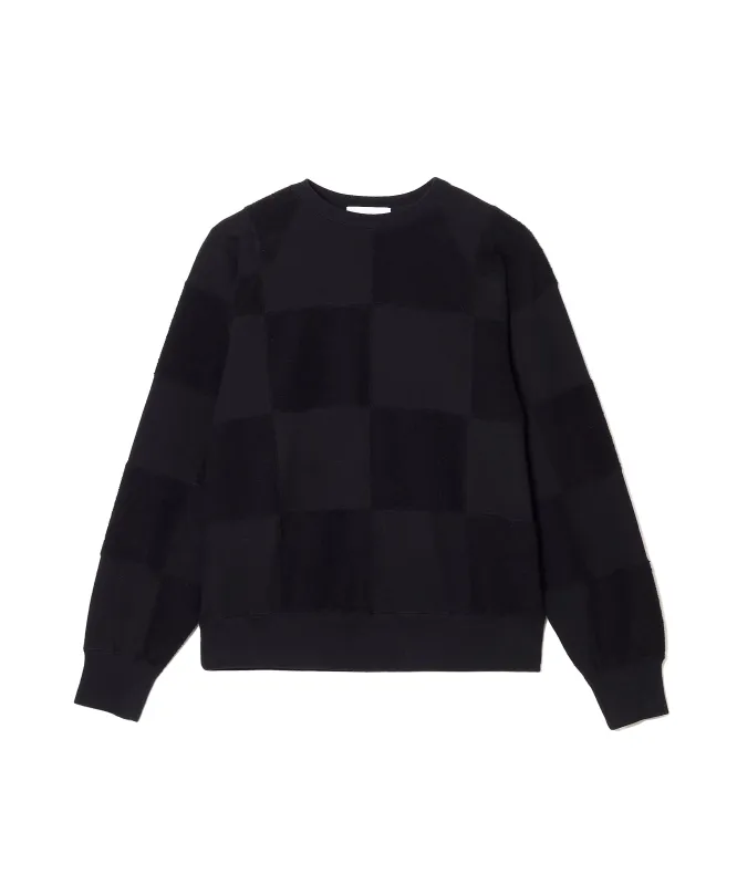 CHECKER SWEAT PULLOVER made by Sugar Hill Tokyo