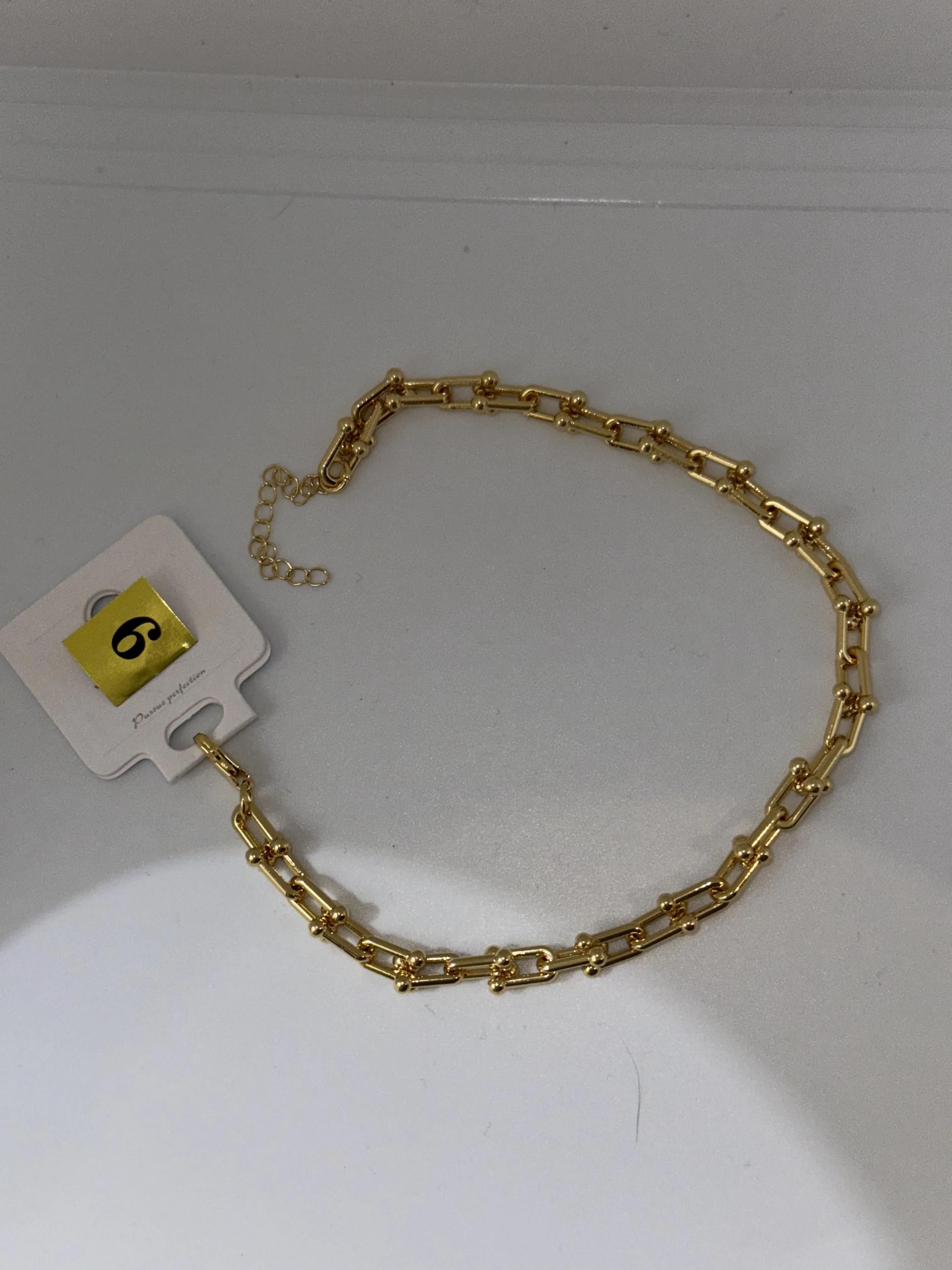 Stainless Steel Gold Anklet sold by House of Charmz & More
