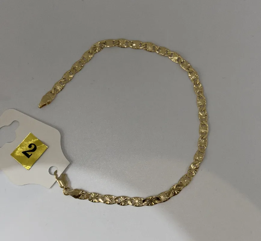 Stainless Steel Gold Anklet made by House of Charmz & More