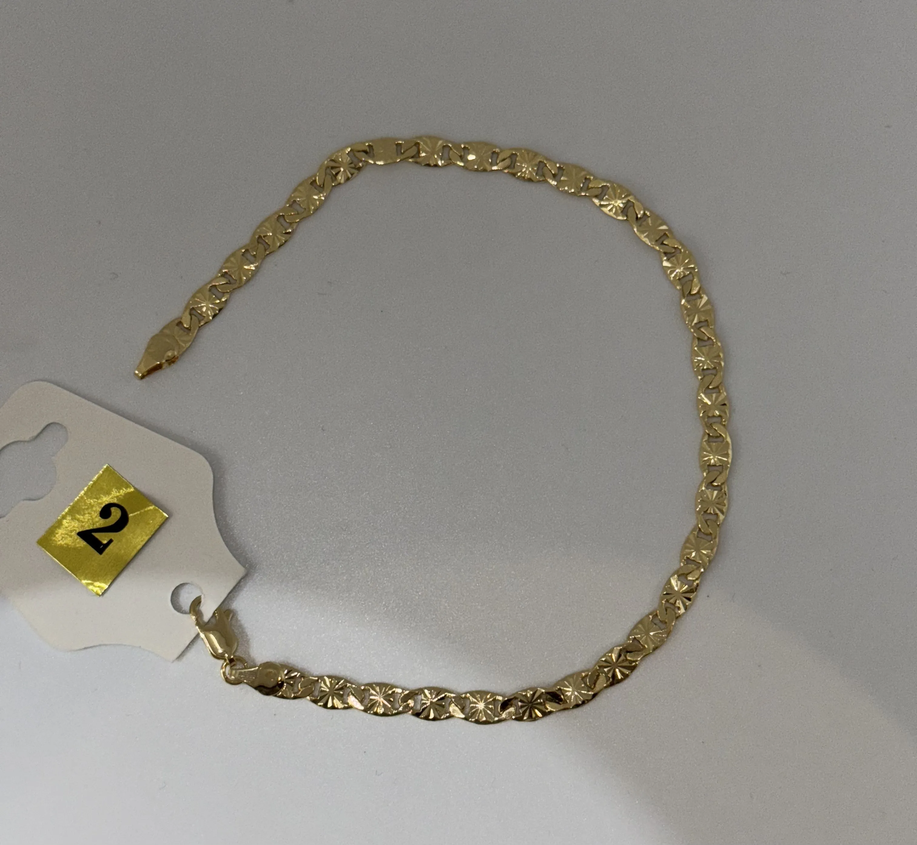 Stainless Steel Gold Anklet sold by House of Charmz & More