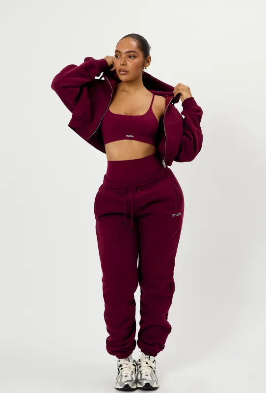 Staple Jogger - Burgundy sold by Matte Collection