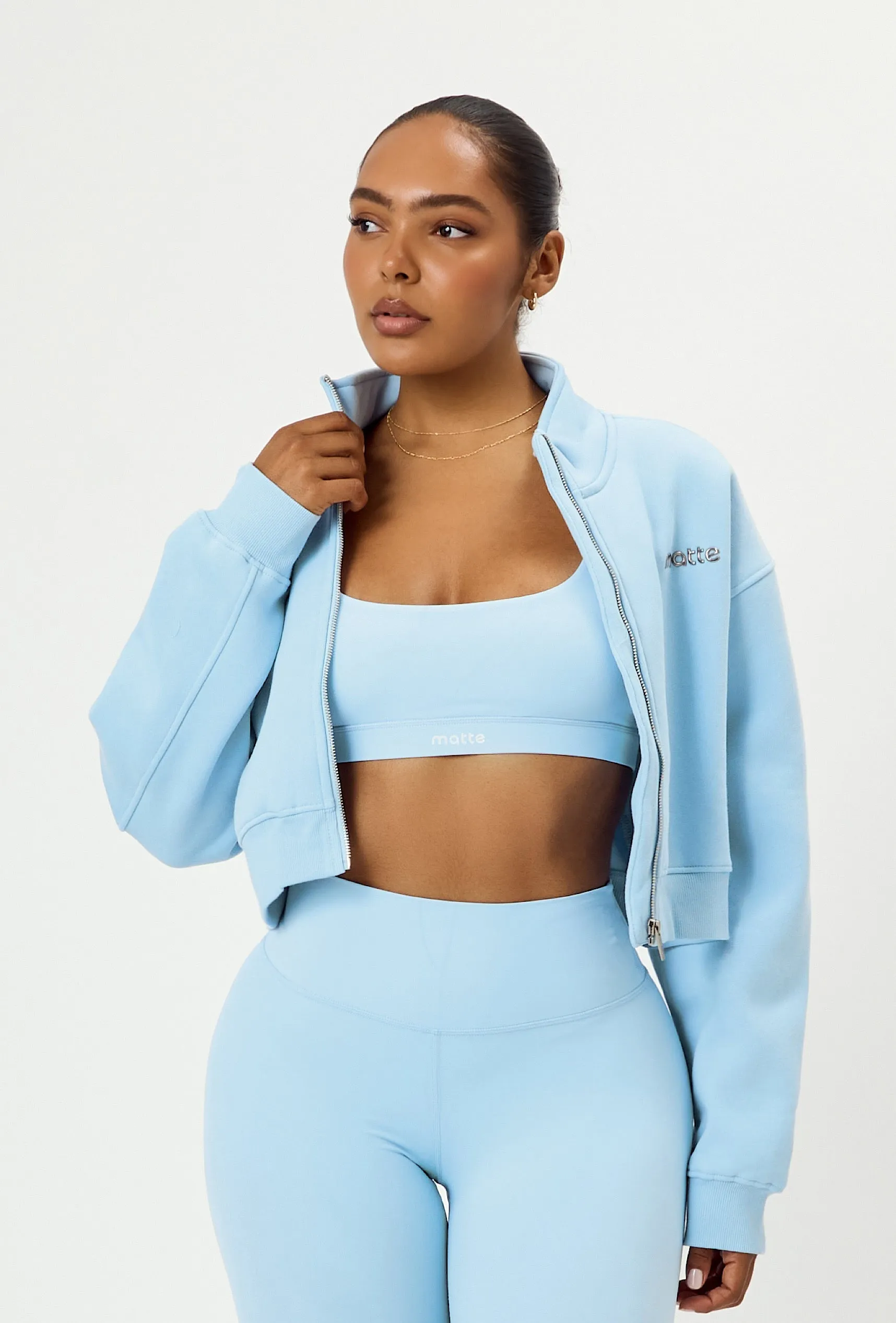 Matte Varsity Jacket - Ice Blue sold by Matte Collection product image thumbnail 2