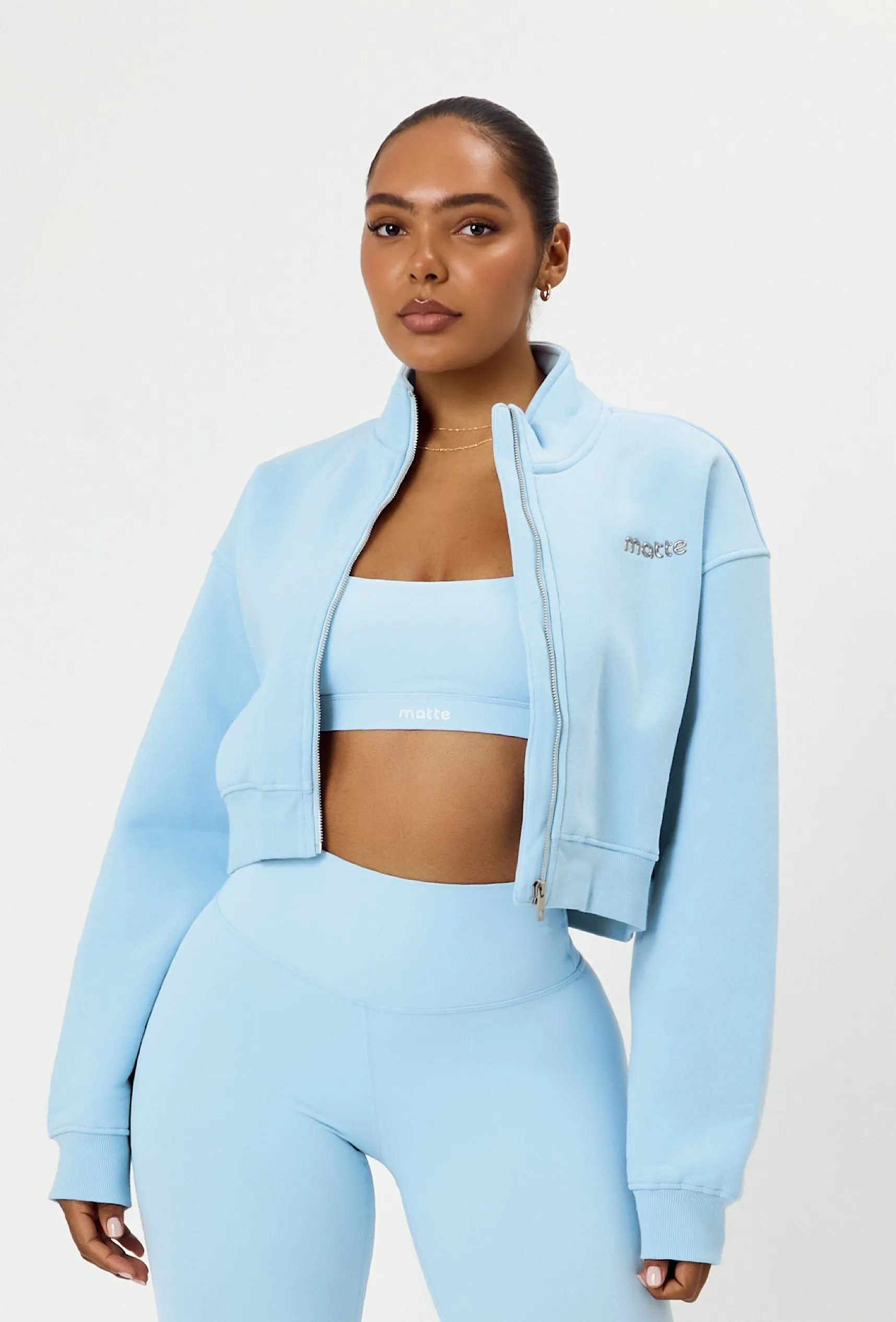 Matte Varsity Jacket - Ice Blue sold by Matte Collection