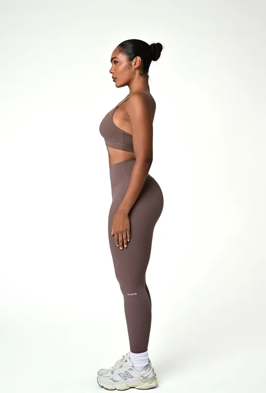 Essential Legging - Soft Cocoa sold by Matte Collection