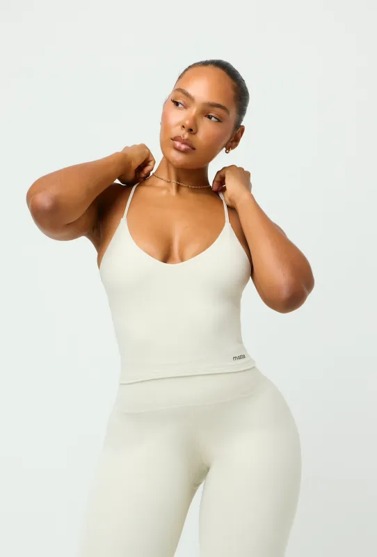 Bareform Double Layer Tank - Vanilla sold by Matte Collection