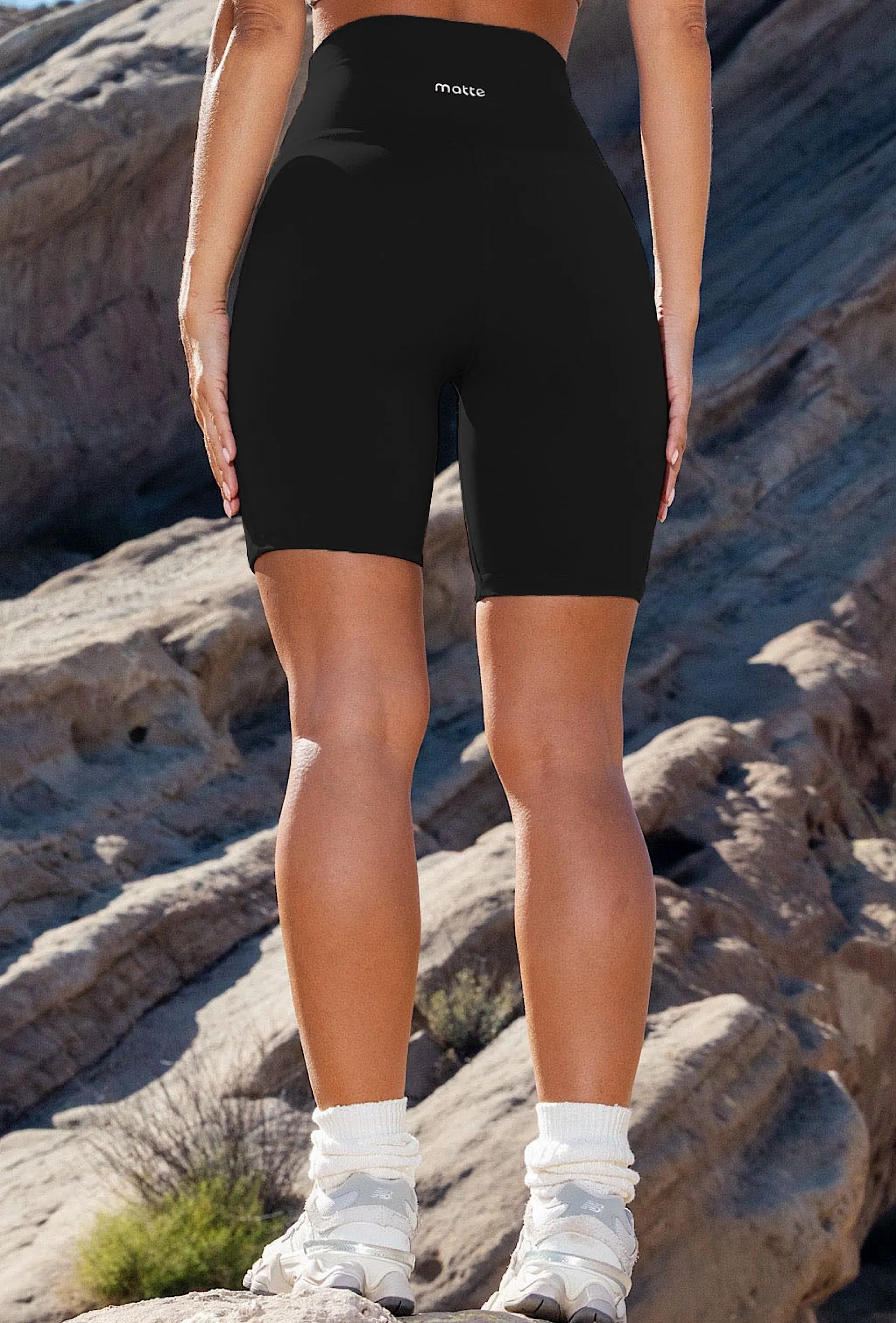 Essential Pocket Biker Shorts - Black sold by Matte Collection product image thumbnail 2