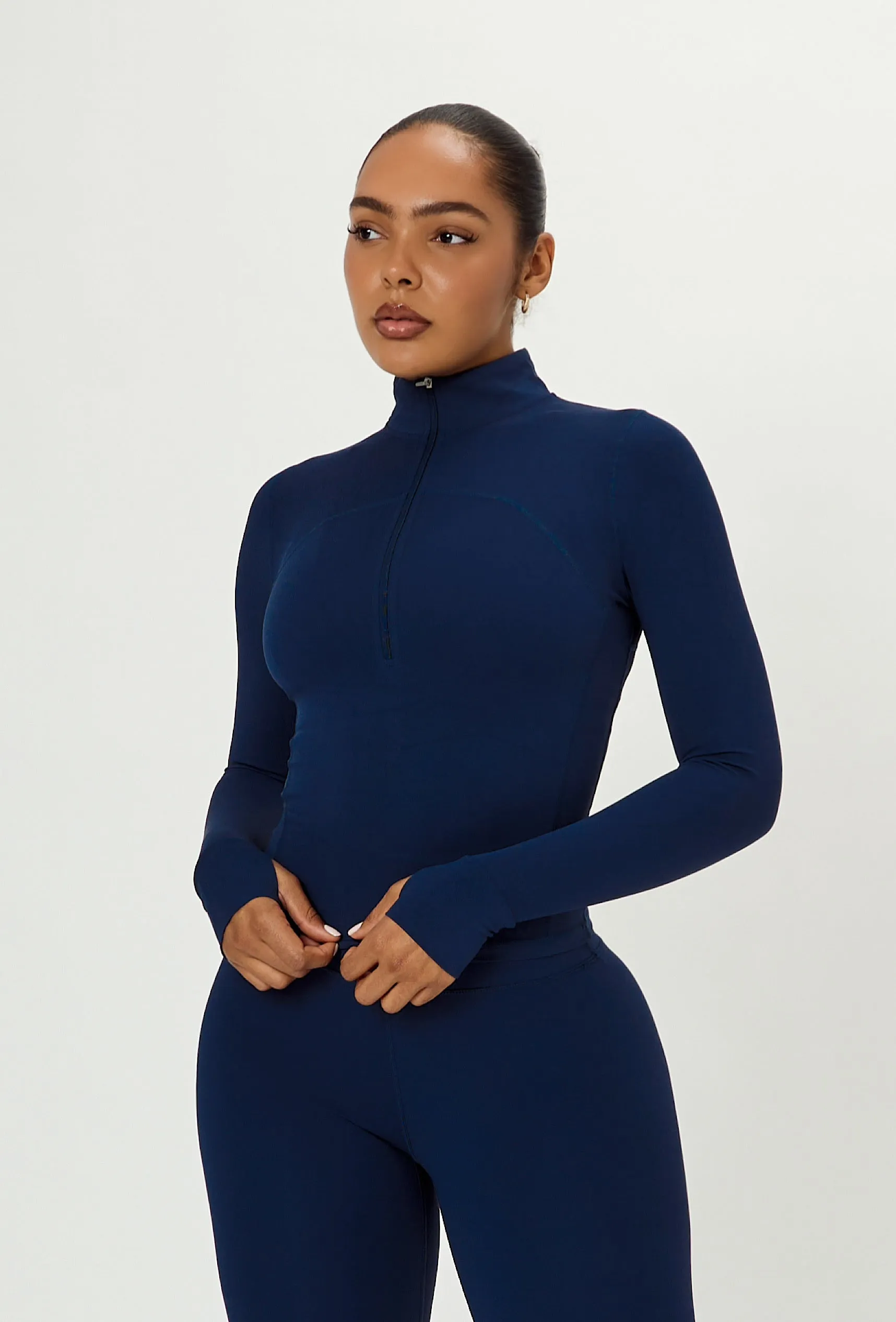 Contour Half Zip - Navy sold by Matte Collection product image thumbnail 3