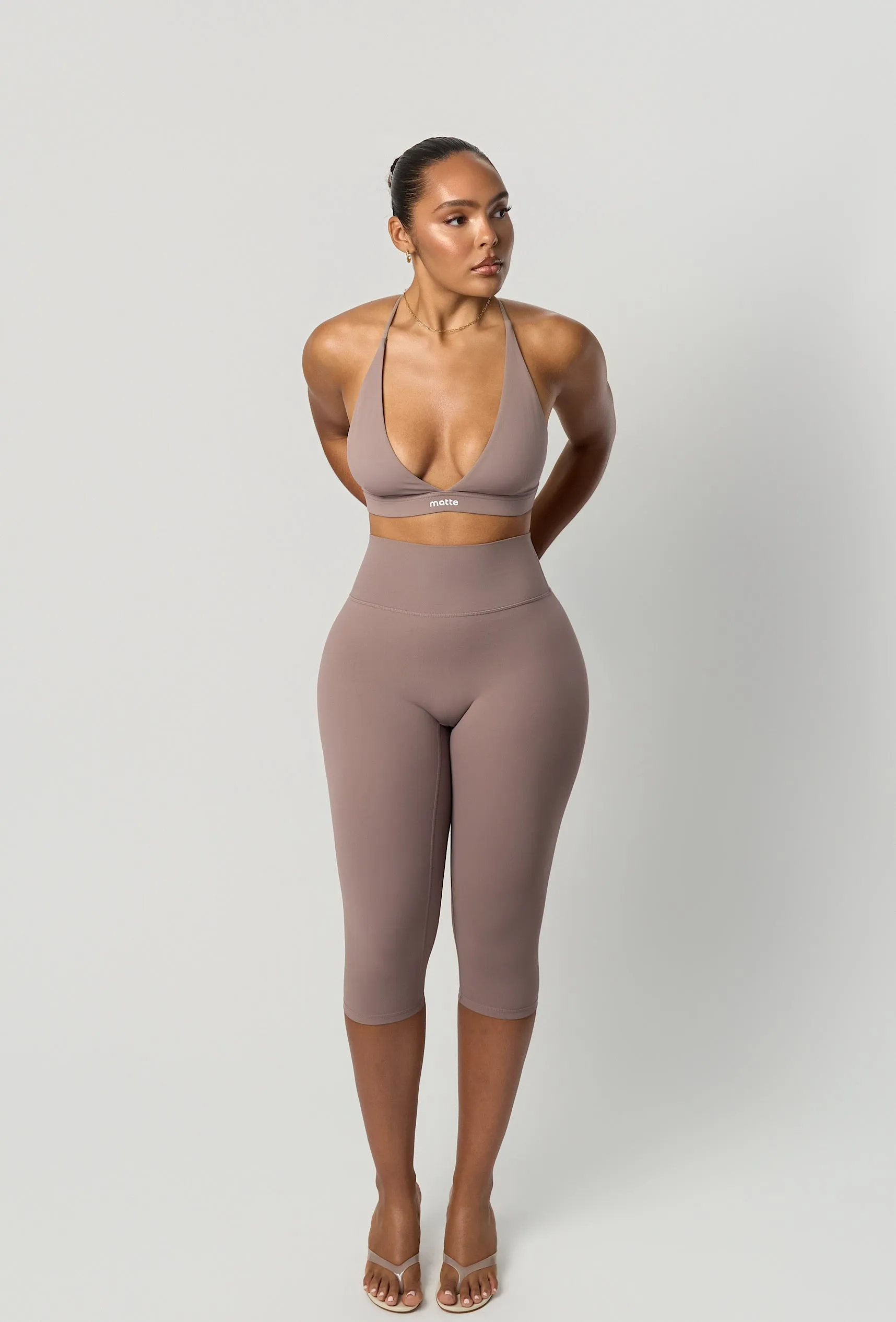 Capri Essential Legging - Taupe sold by Matte Collection product image thumbnail 2
