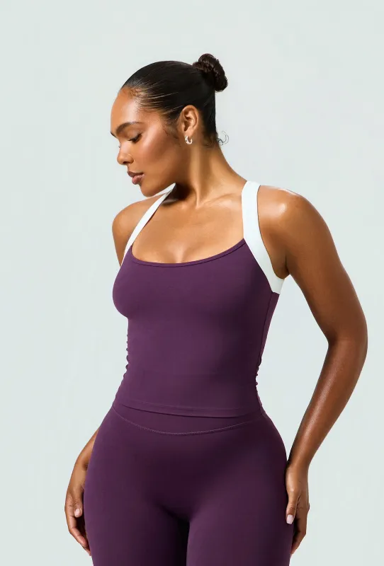 Soft Cinch Tank - Plum made by Matte Collection
