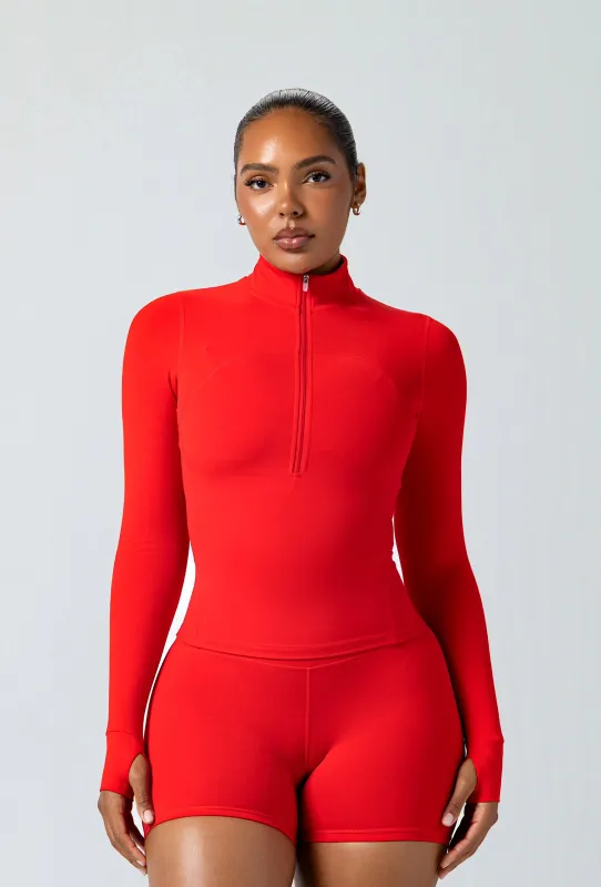 Contour Half Zip - Maraschino made by Matte Collection