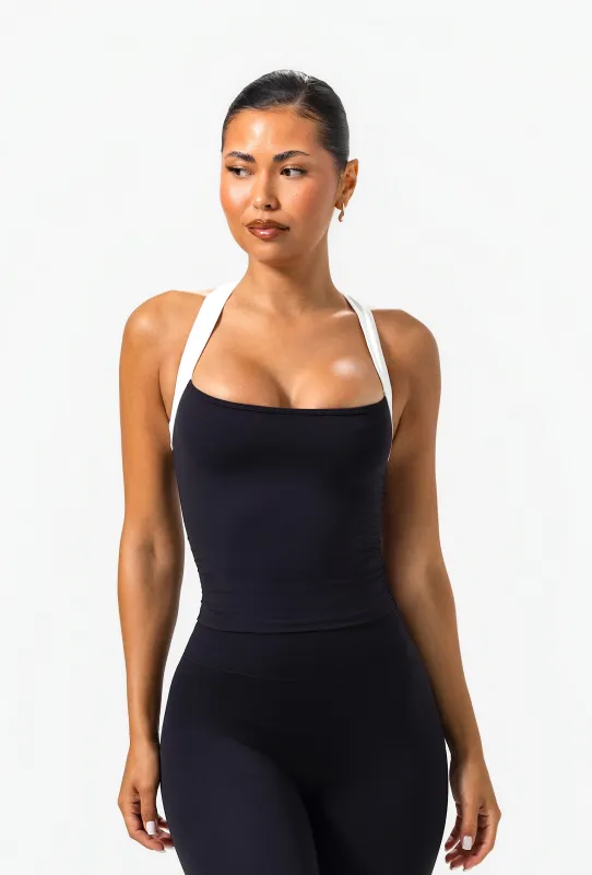 Soft Cinch Tank - Black made by Matte Collection