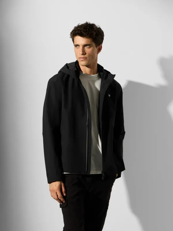 Dark black windbreaker sold by Silbon