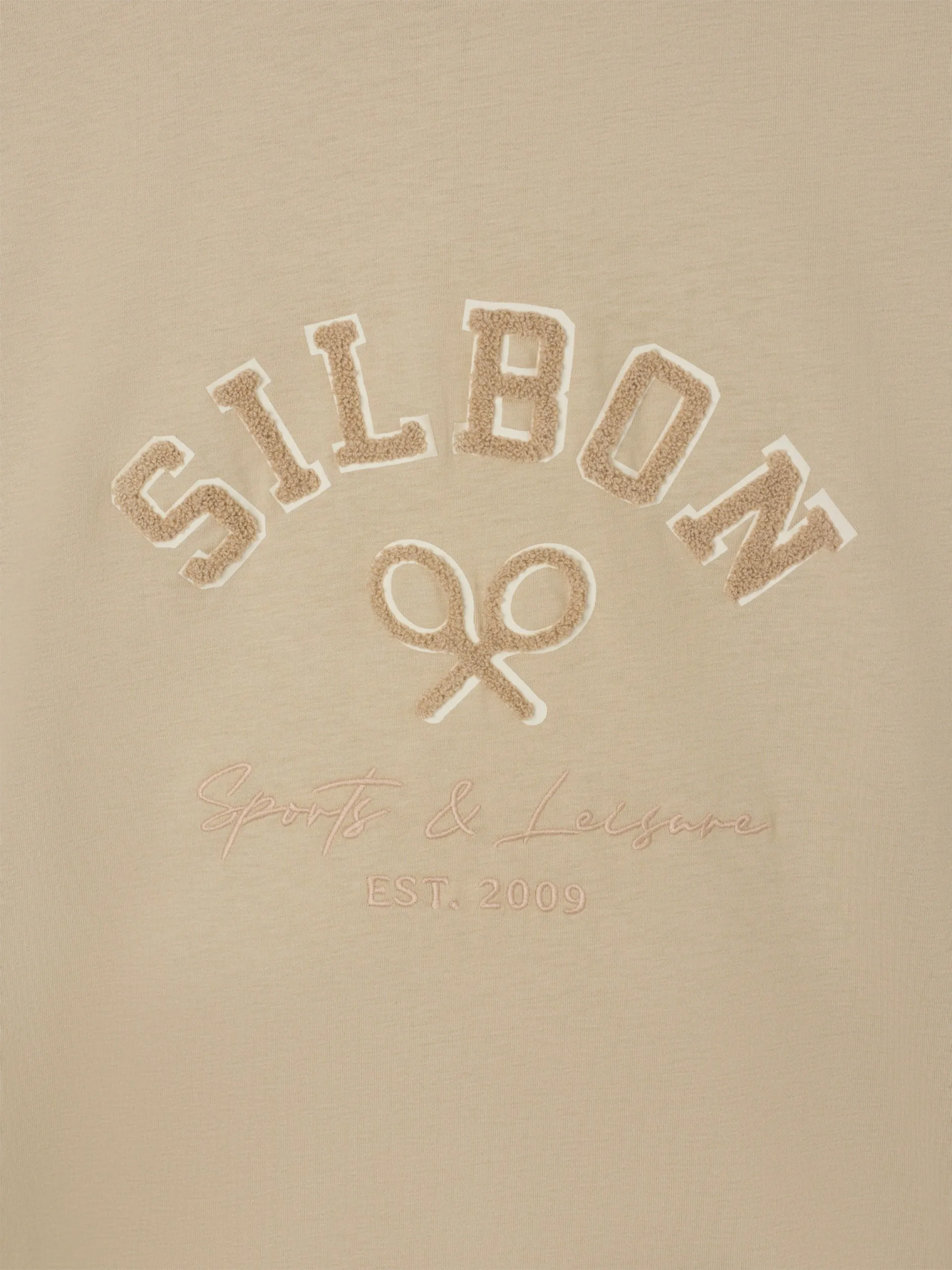 Relaxed fit leisure sand t-shirt sold by Silbon
